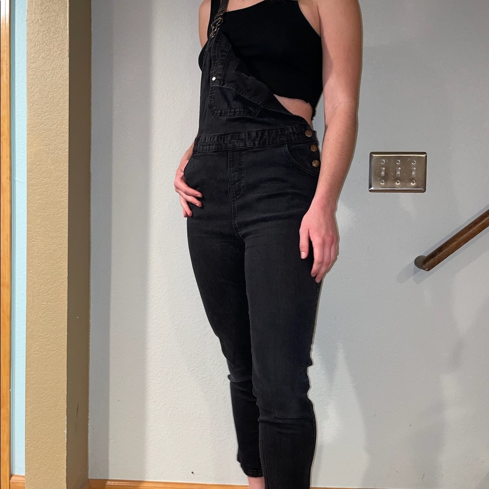 Black Redherring Overalls/Dungarees